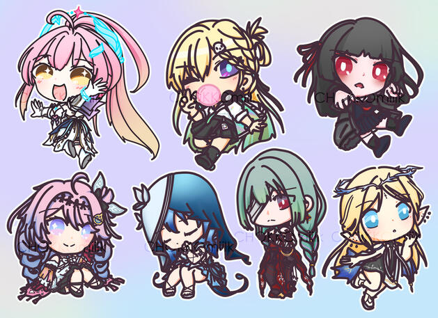 Wuwa Stickers Wuwa Stickers